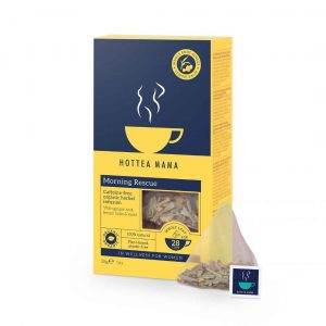Morning rescue organic herbal tea by HotTea Mama