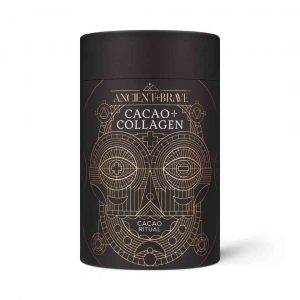 250g tub of Cacao and Collagen by Ancient and Brave